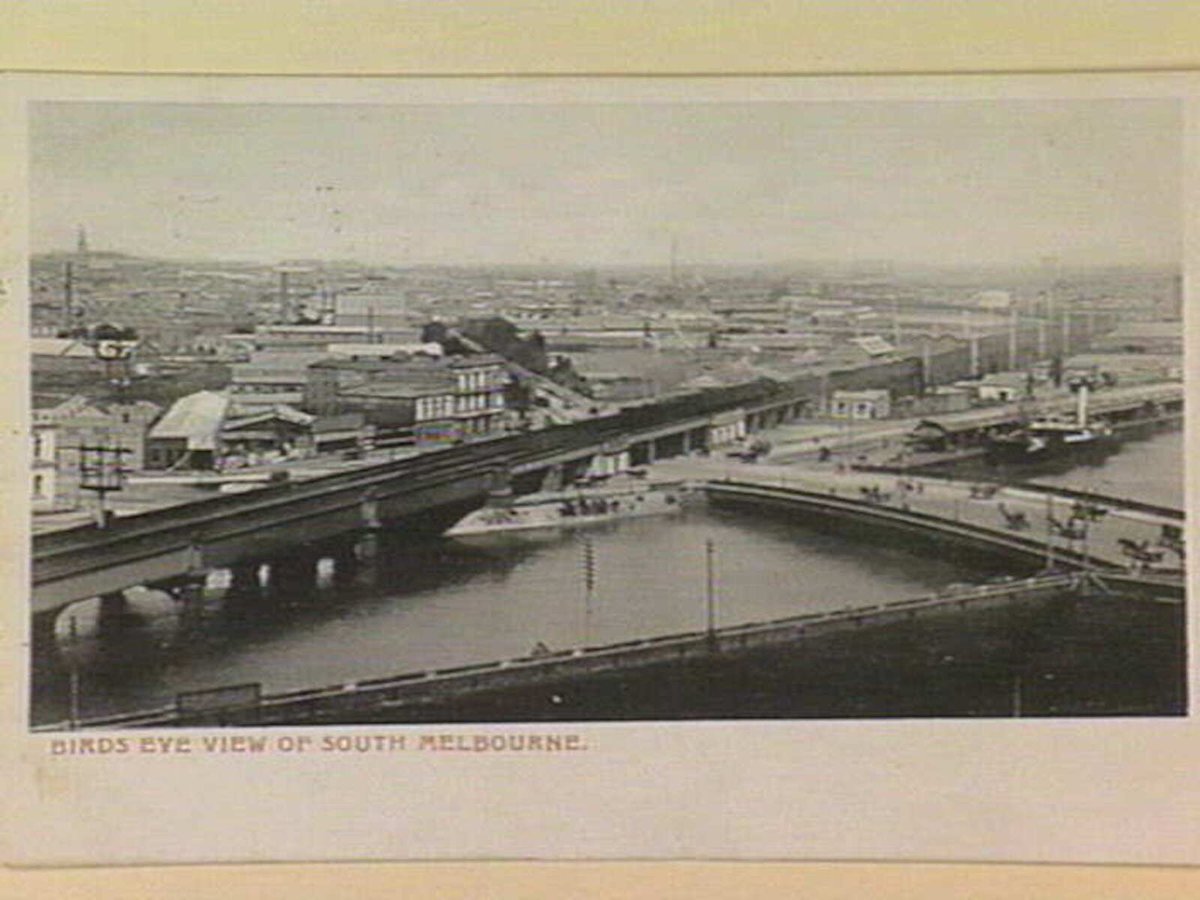 BIRDS EYE VIEW OF SOUTH MELBOURNE (c. 1906)
