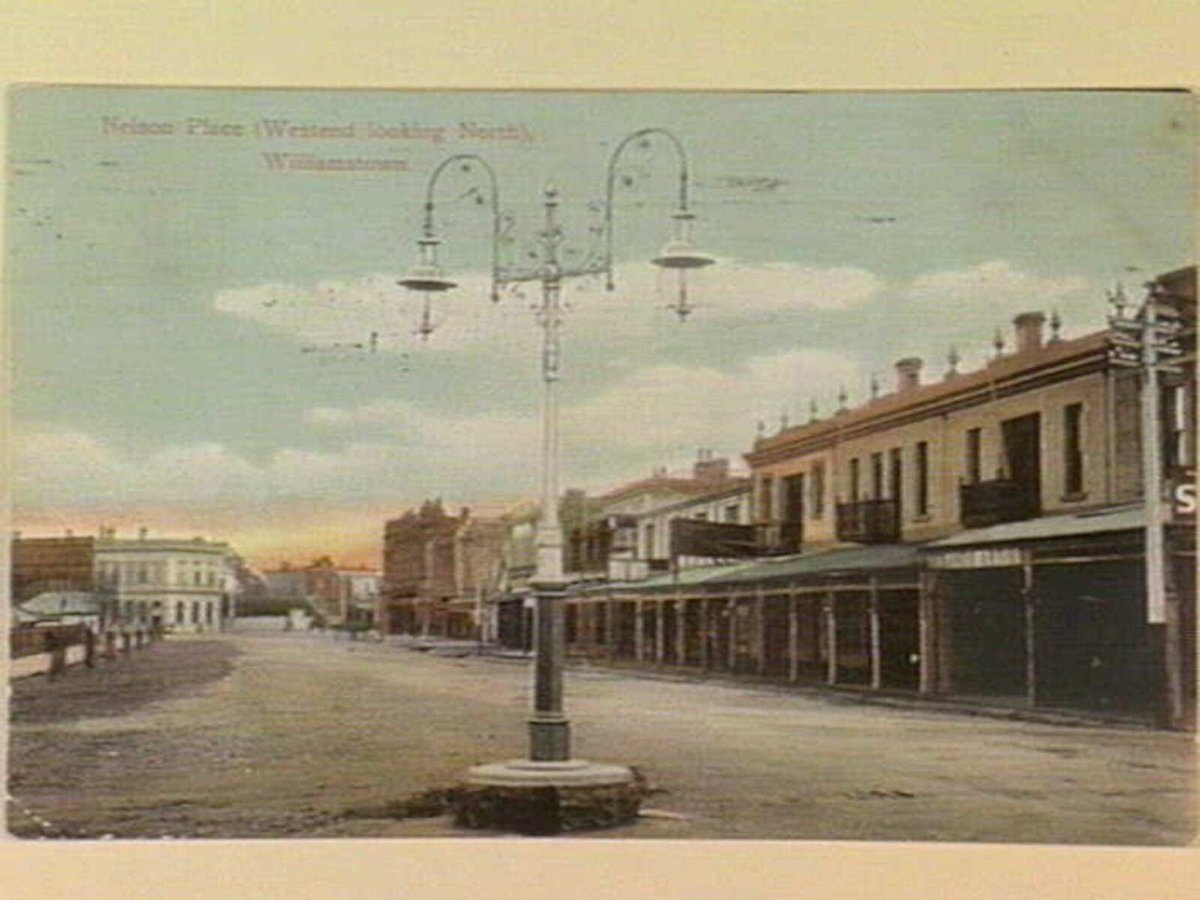 Nelson Place (Westend looking North), Williamstown (c. 1908)