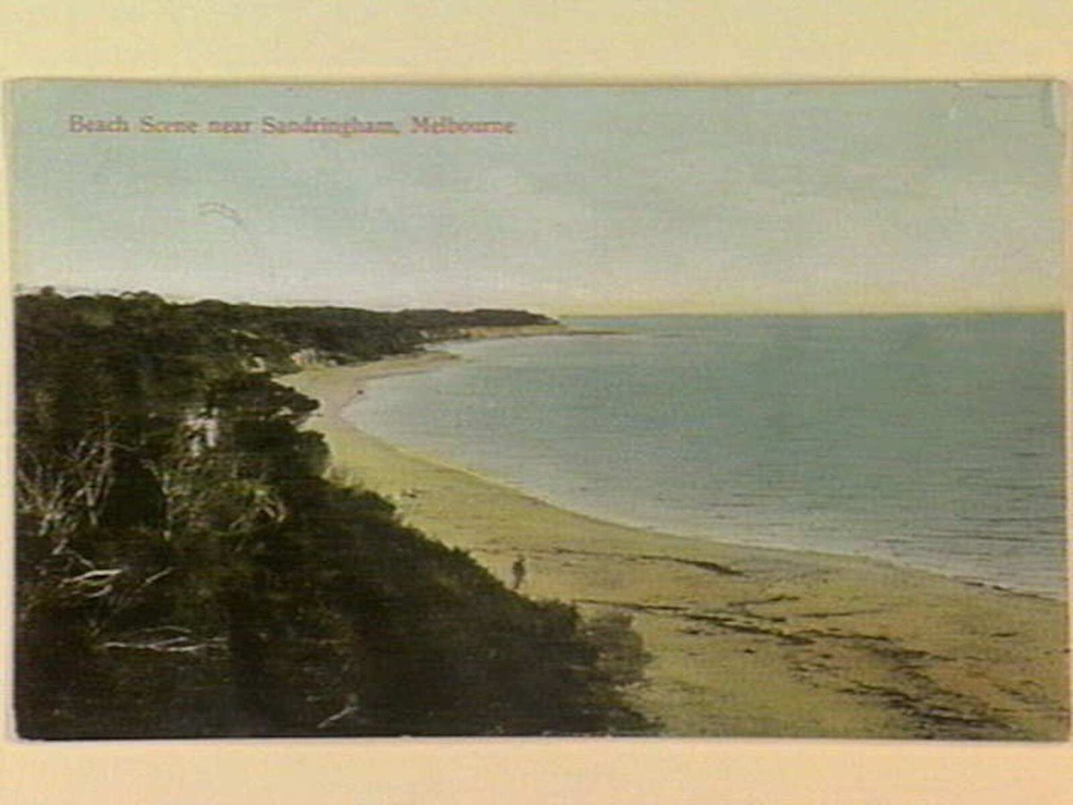 Beach Scene near Sandringham, Melbourne (c. 1910)