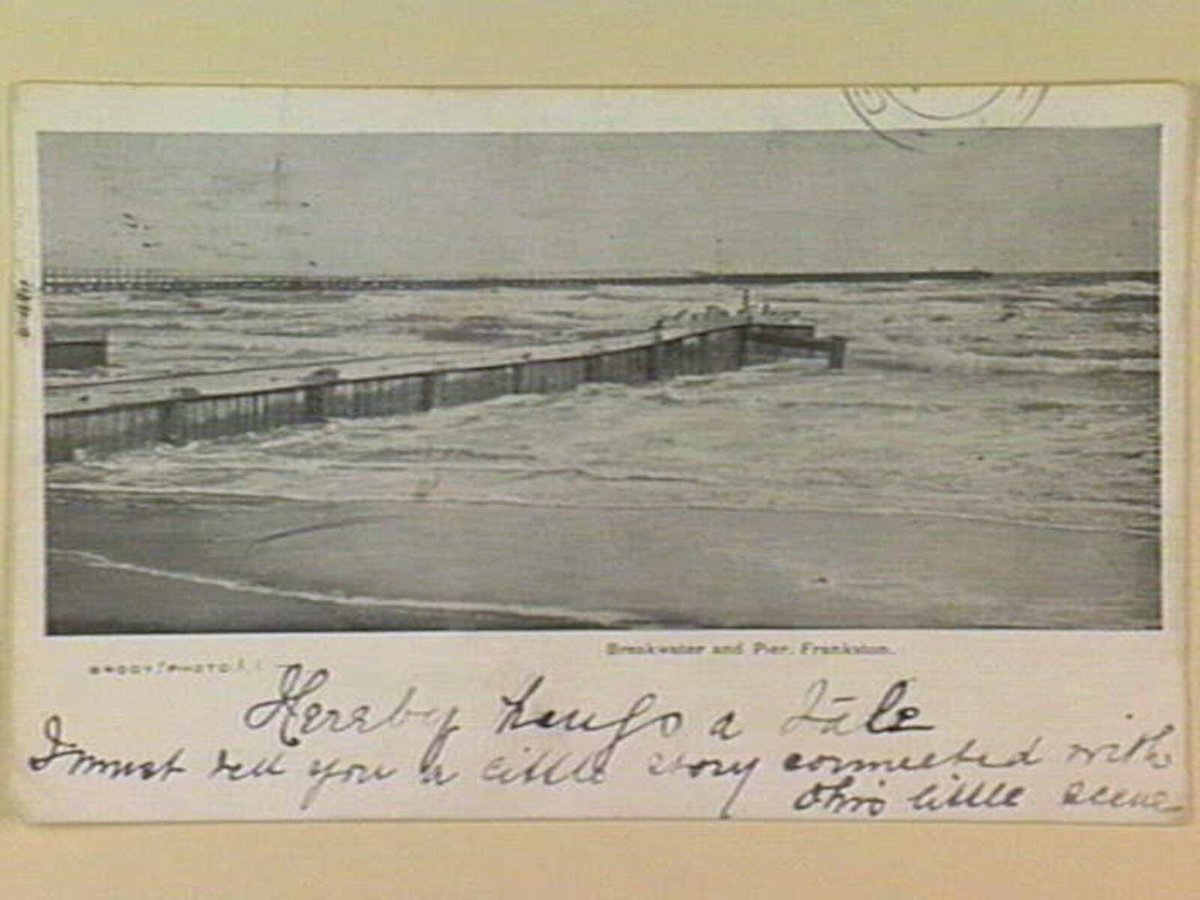 Breakwater and Pier, Frankston (c. 1906)