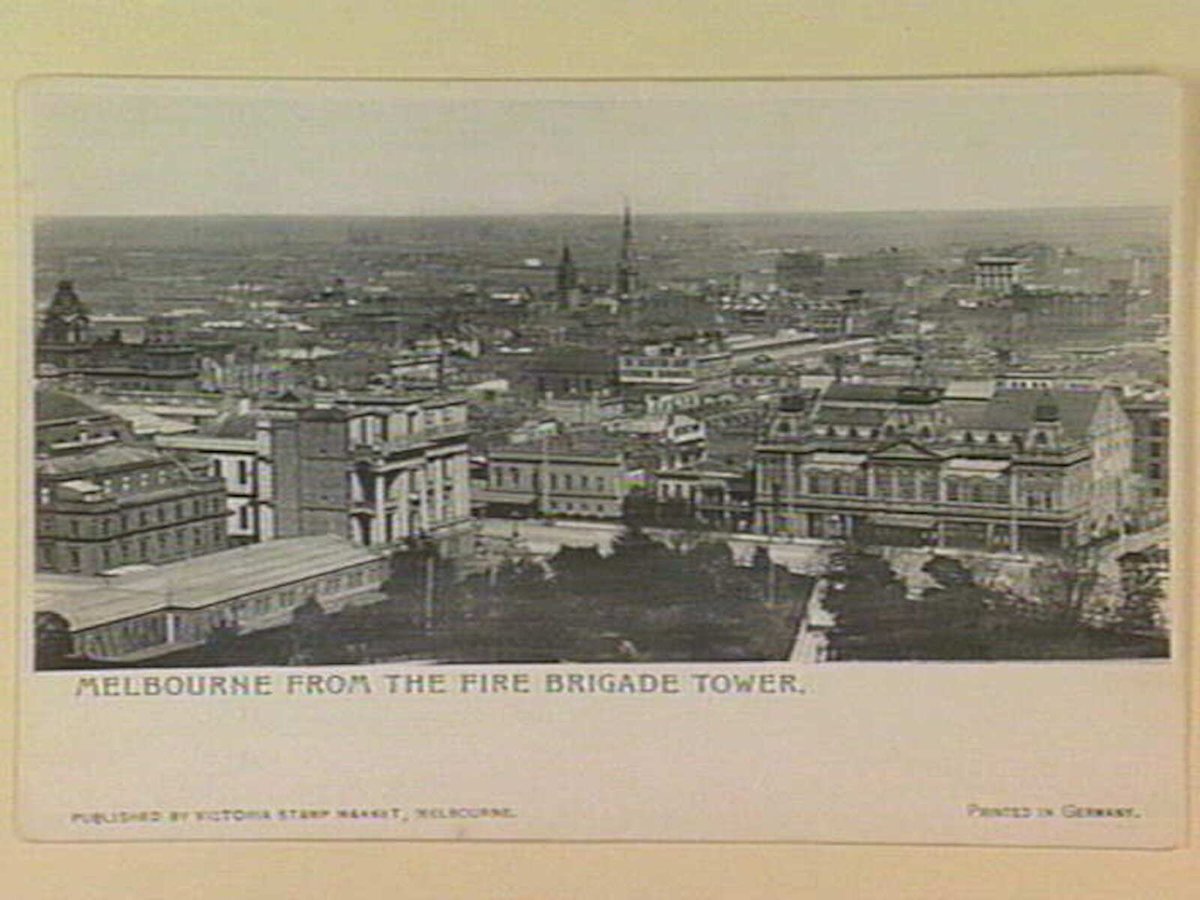 MELBOURNE FROM THE FIRE BRIGADE TOWER (c. 1903)