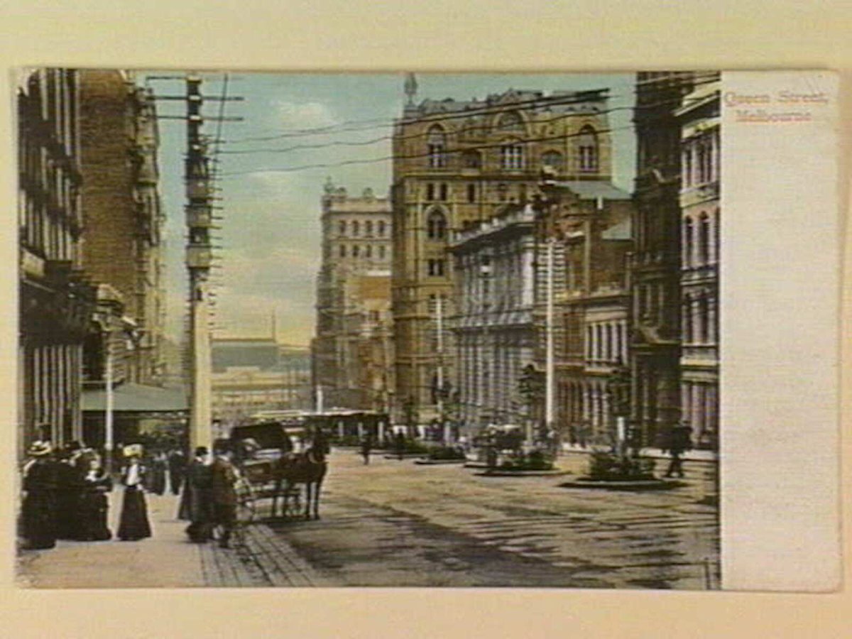 Queen Street, Melbourne, Melbourne City (c. 1907)