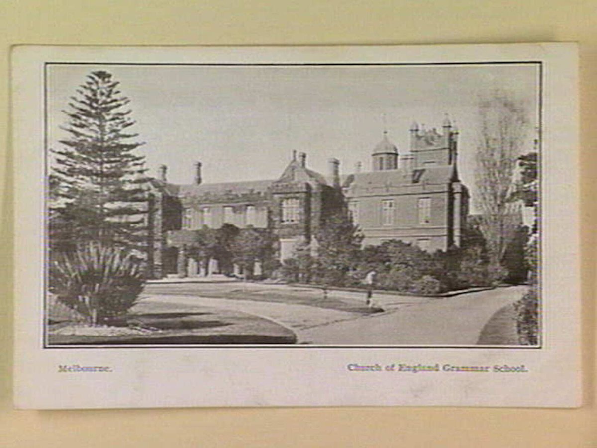 Melbourne. Church of England Grammar School (c. 1908)