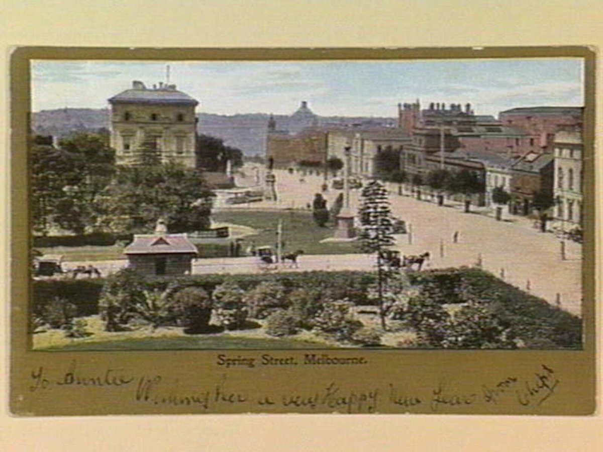 Spring Street, Melbourne, Melbourne City (c. 1903)