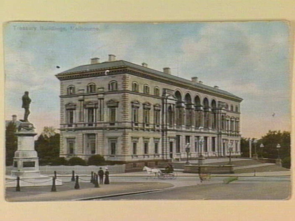 Treasury Buildings, Melbourne, Melbourne City (c. 1906)