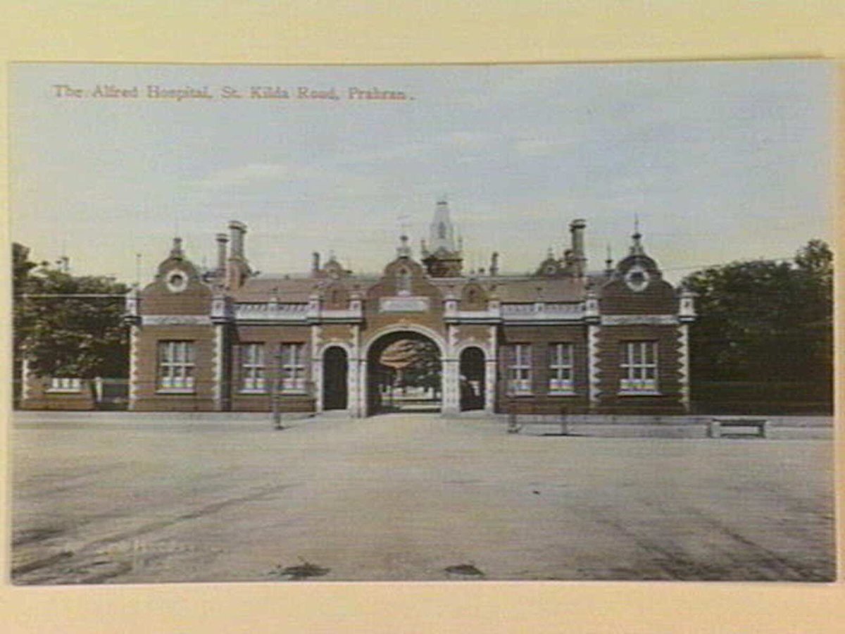 The Alfred Hospital, St. Kilda Road, Prahran, Melbourne City (c. 1908)