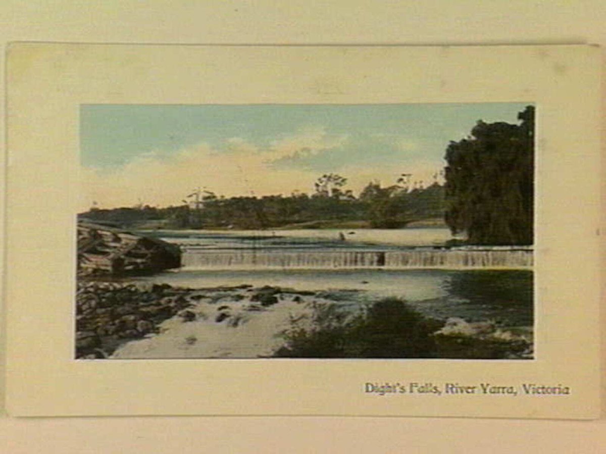 Dight's Falls, River Yarra, Victoria, Yarra River (c. 1910)