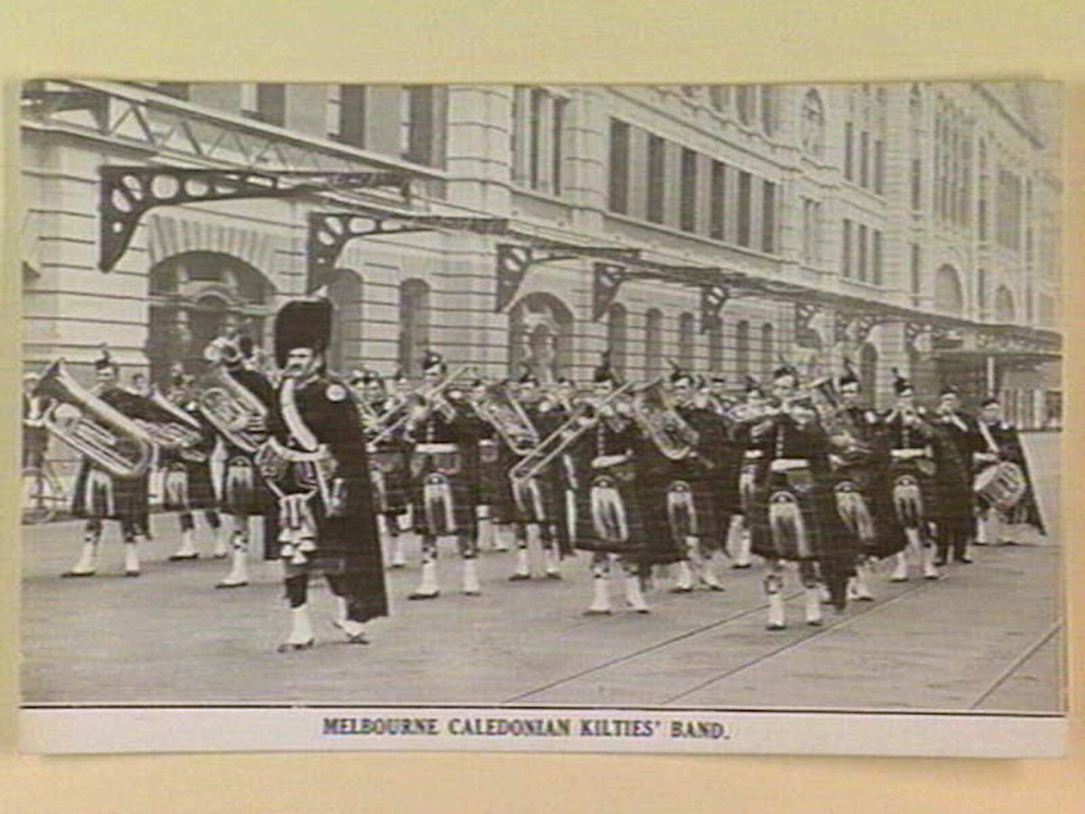 MELBOURNE CALEDONIAN KILTIES' BAND (c. 1910)