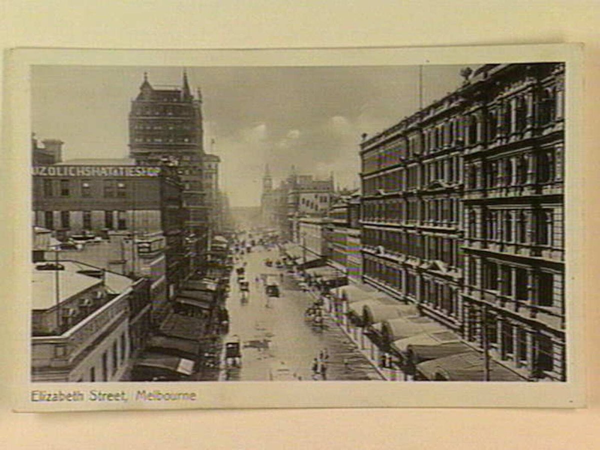 Elizabeth Street, Melbourne, Melbourne City (c. 1908)