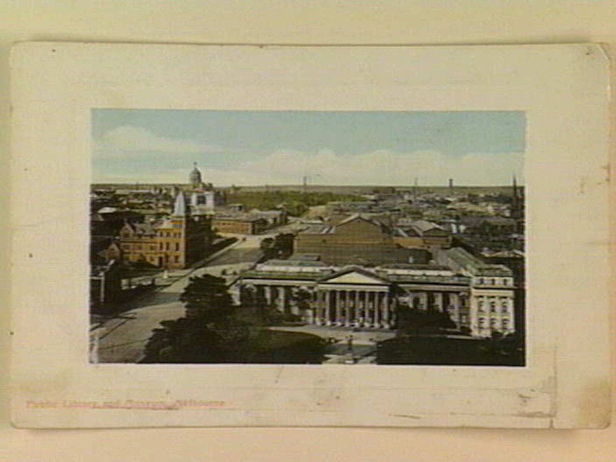 Public Library and Museum, Melbourne, Melbourne City (c. 1910)