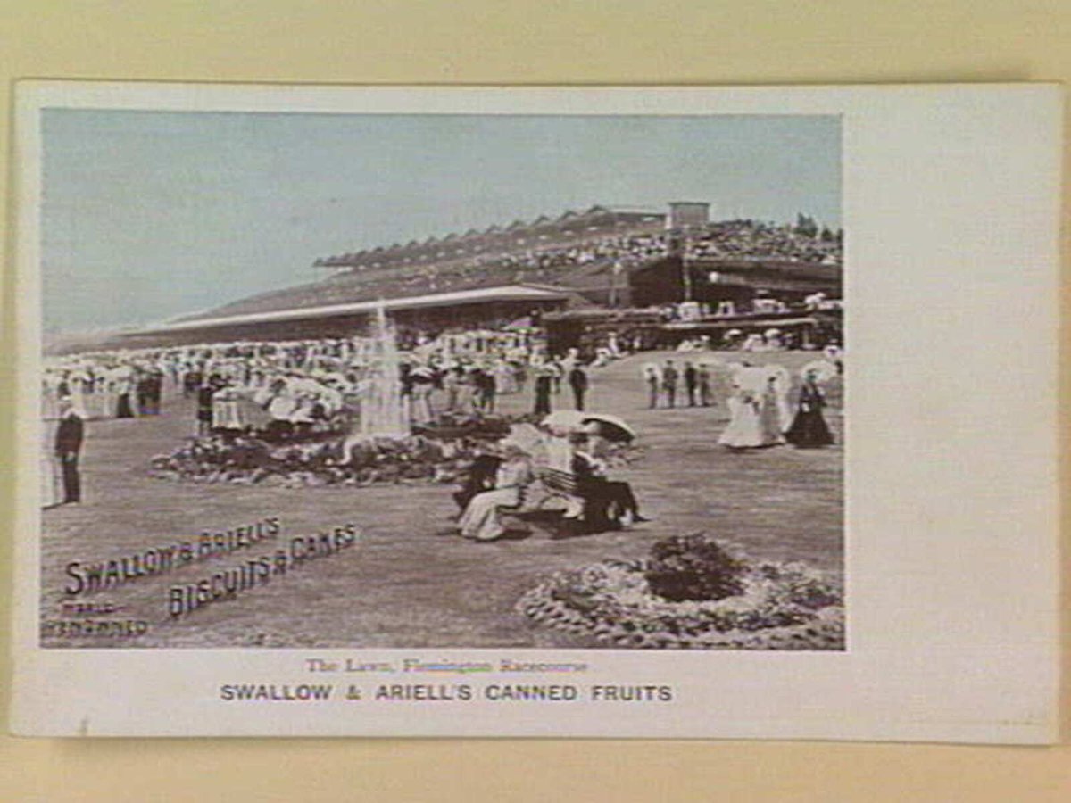 The Lawn, Flemington Racecourse (c. 1904)