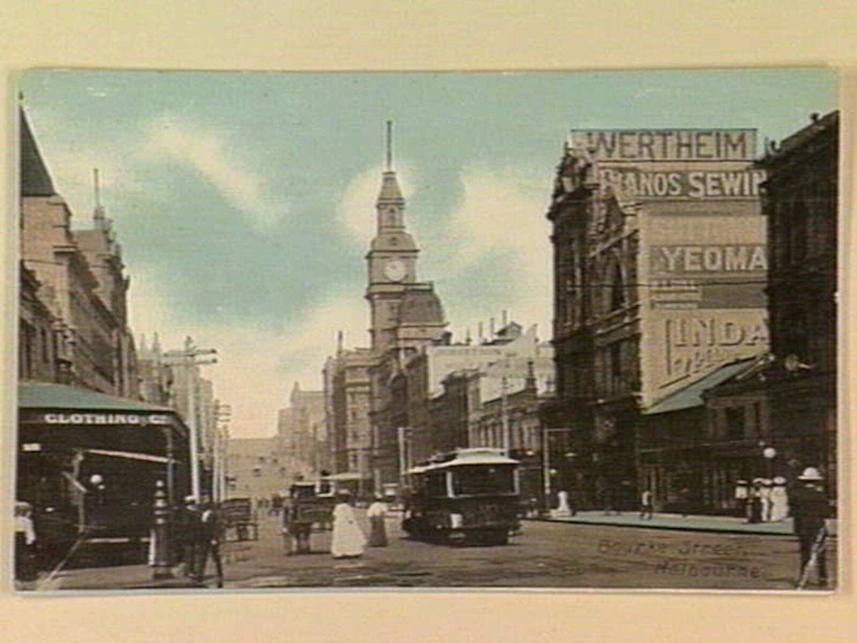 Bourke Street, Melbourne, Melbourne City (c. 1910)