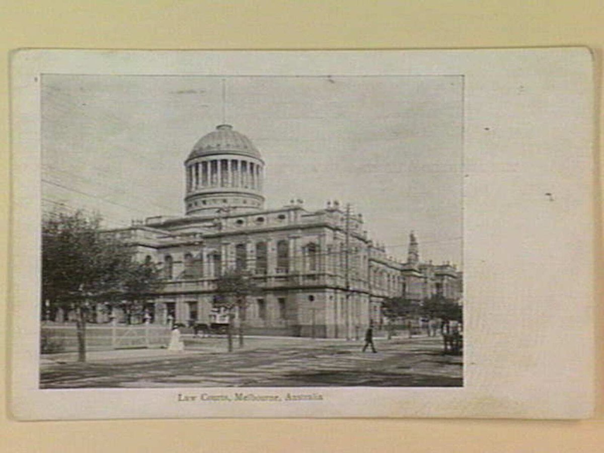 Law Courts, Melbourne, Australia, Melbourne City (c. 1903)