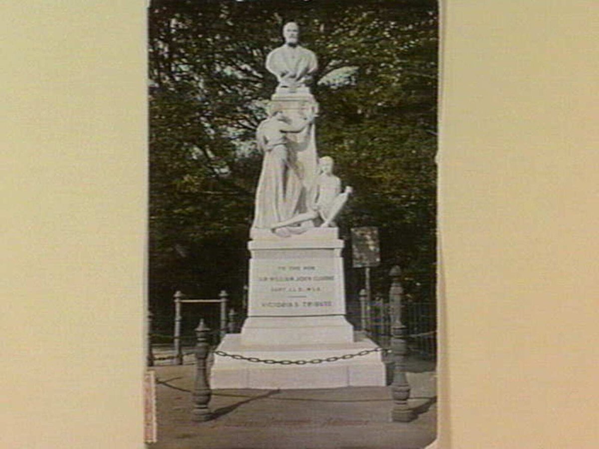 Sir W. J. Clarkes Monument. Melbourne (c. 1908)