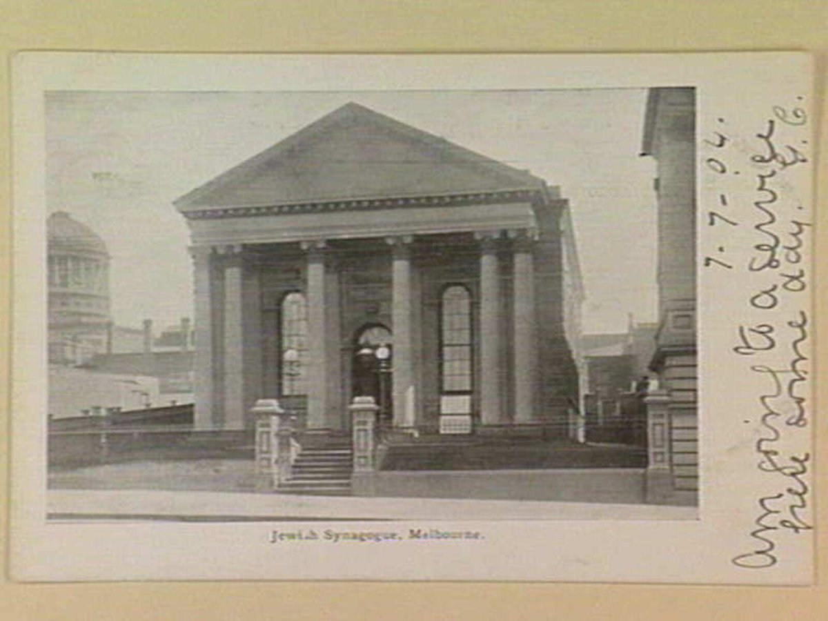 Jewish Synagogue, Melbourne (c. 1904)