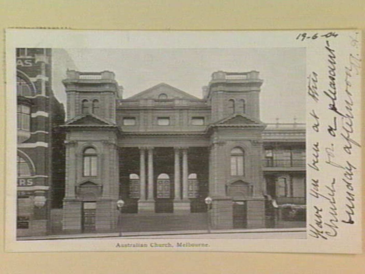 Australian Church, Melbourne (c. 1904)