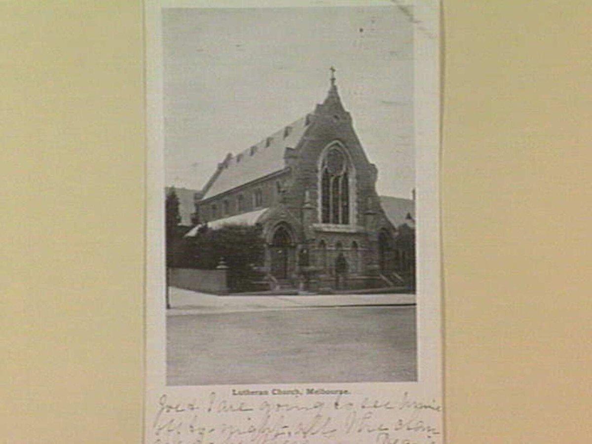 Lutheran Church, Melbourne (1890–1910)