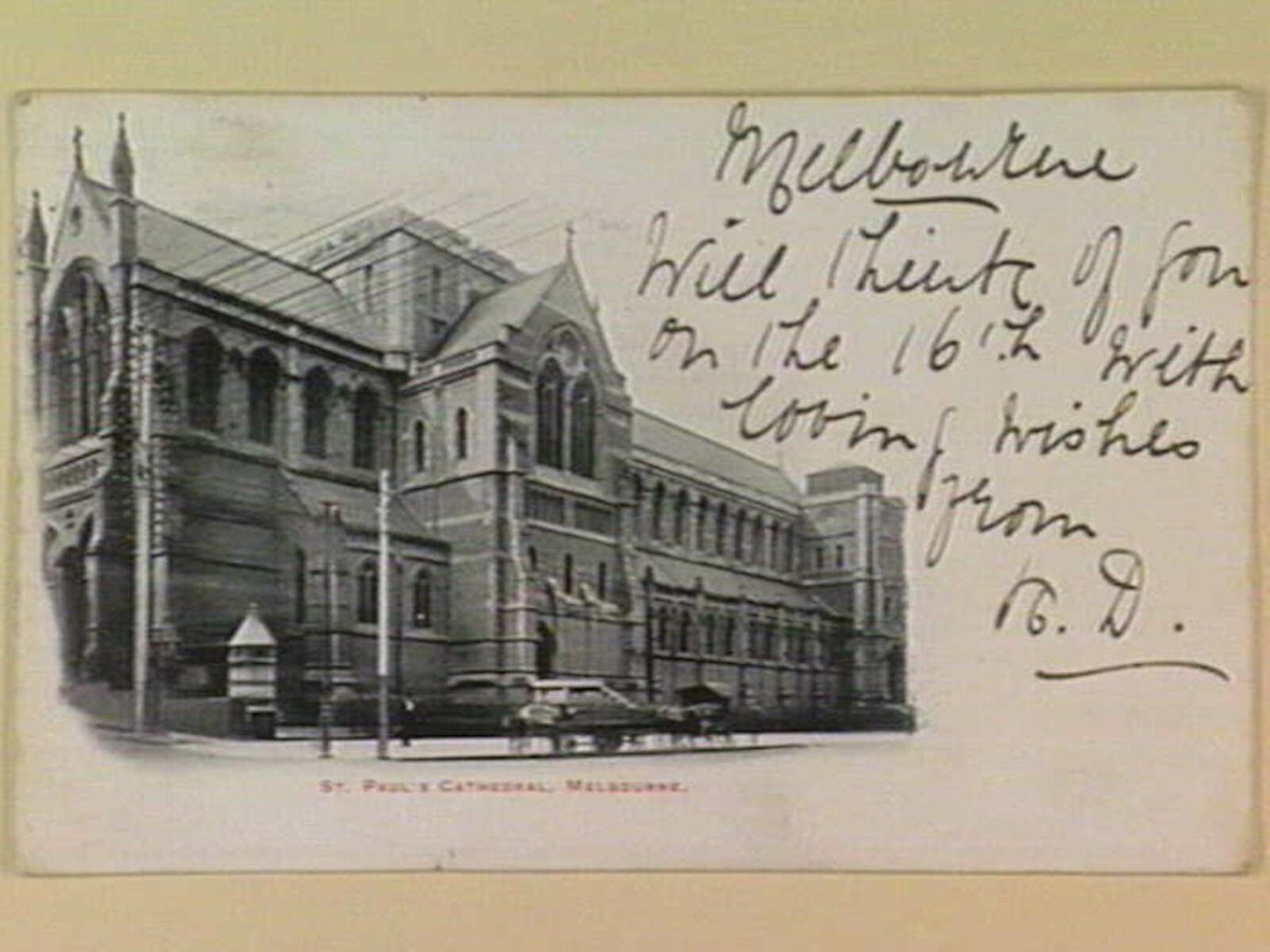 ST. PAUL'S CATHEDRAL, MELBOURNE, Melbourne City (c. 1904)