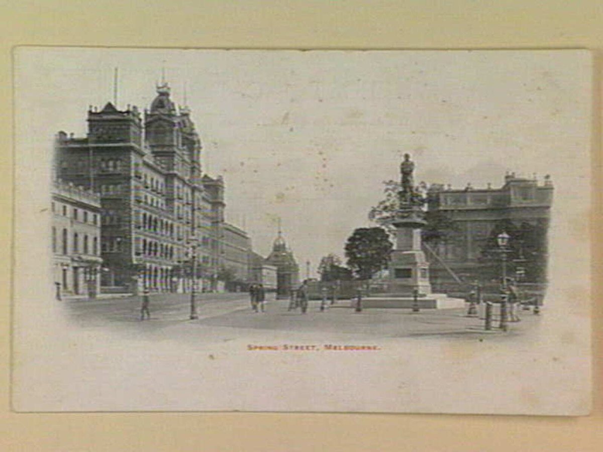 SPRING STREET, MELBOURNE, Melbourne City (c. 1904)