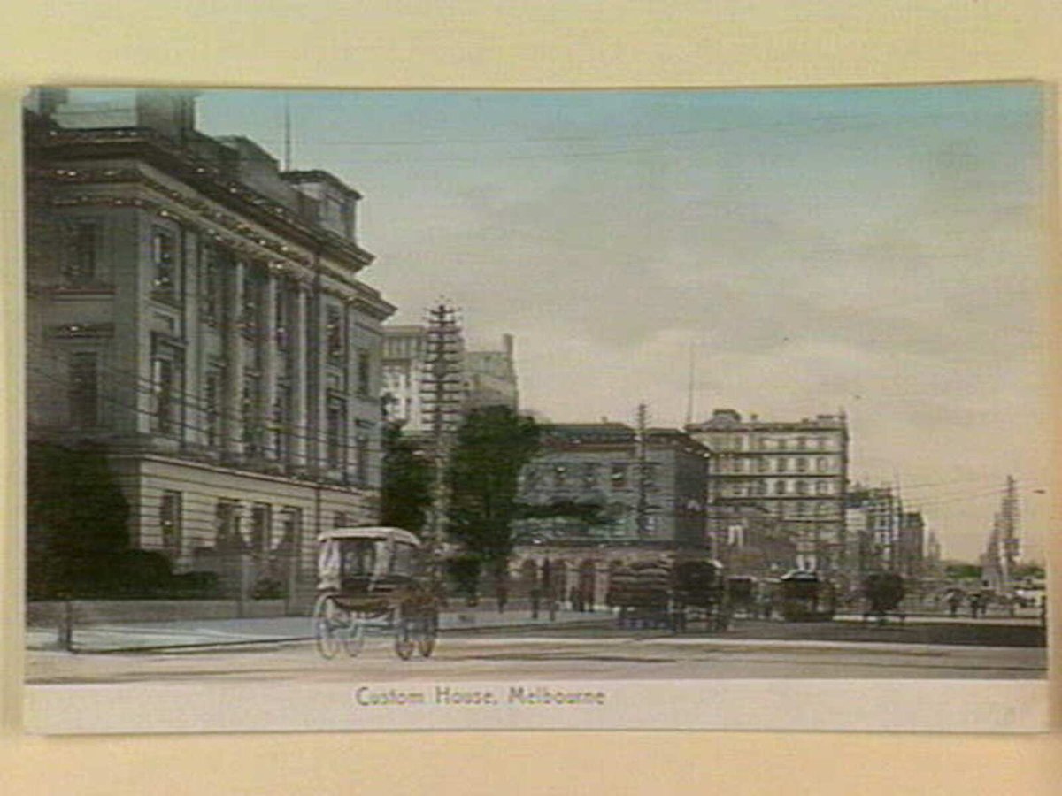 Custom House, Melbourne (c. 1910)