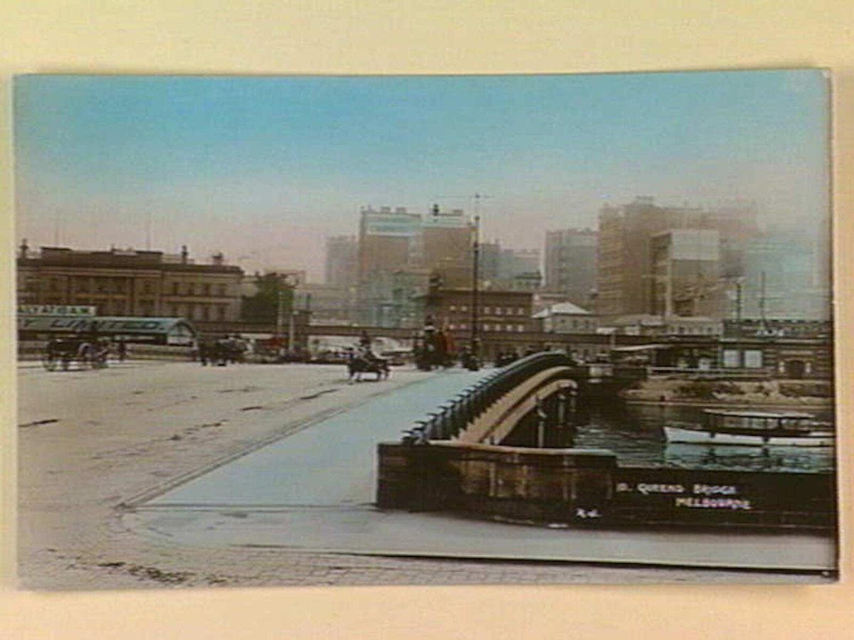 QUEENS BRIDGE MELBOURNE, Melbourne City (c. 1906)