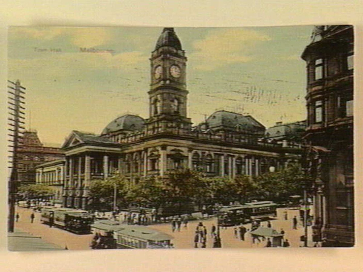 Town Hall Melbourne (c. 1908)