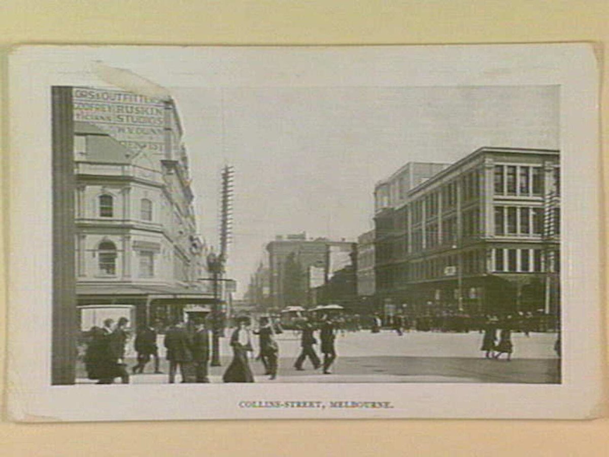 COLLINS-STREET, MELBOURNE (c. 1912)