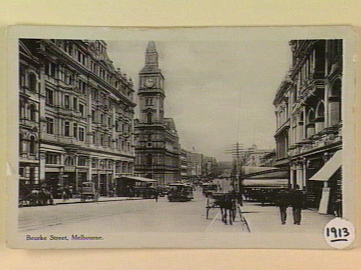 Bourke Street, Melbourne, Melbourne City (c. 1913)
