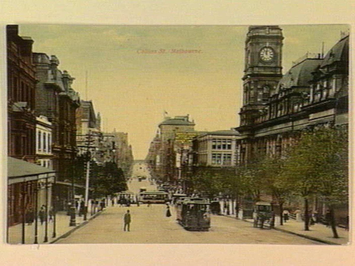 Collins St. Melbourne, Melbourne City (c. 1910)