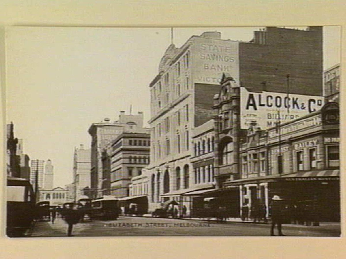 ELIZABETH STREET, MELBOURNE, Melbourne City (c. 1910)