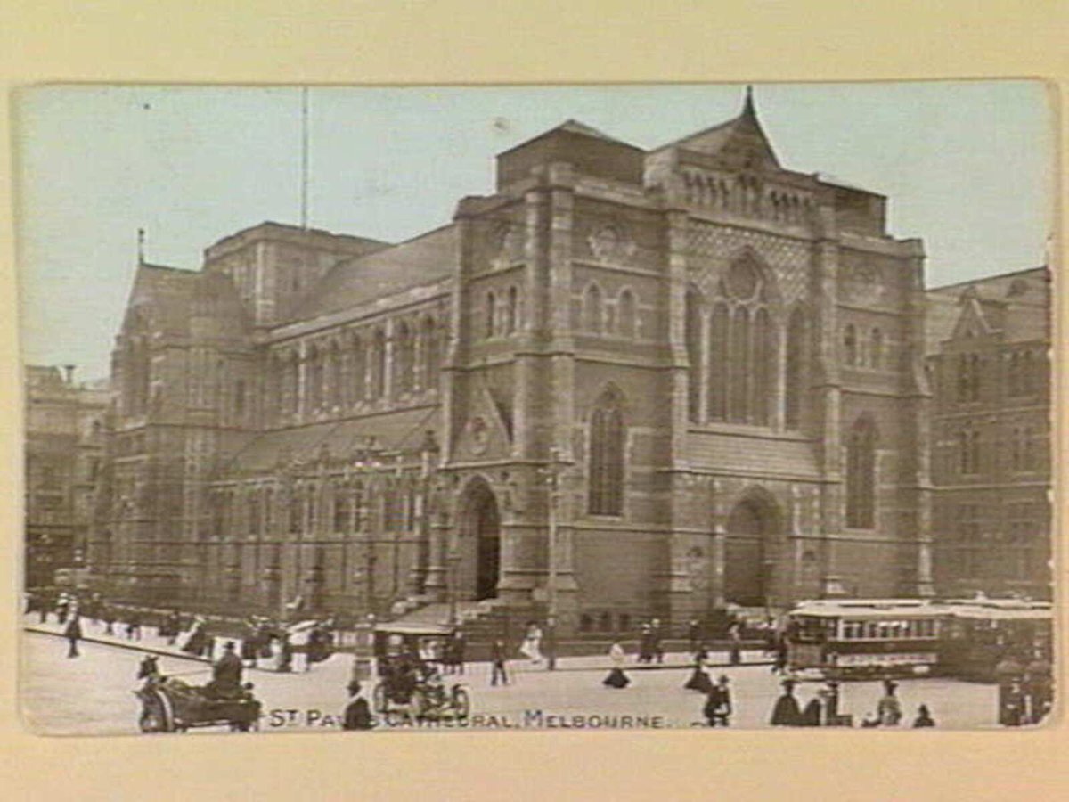 ST. PAULS CATHEDRAL. MELBOURNE, Melbourne City (c. 1906)