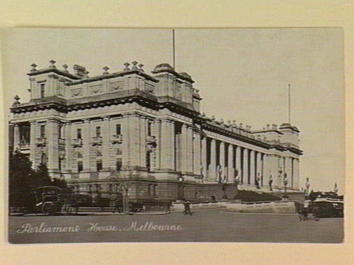 Parliament House, Melbourne, East Melbourne (c. 1910)