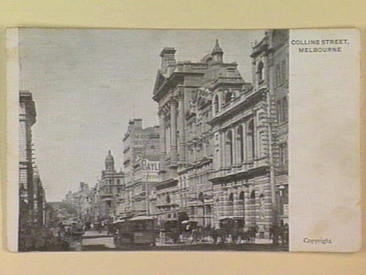 COLLINS STREET, MELBOURNE, Melbourne City (c. 1904)
