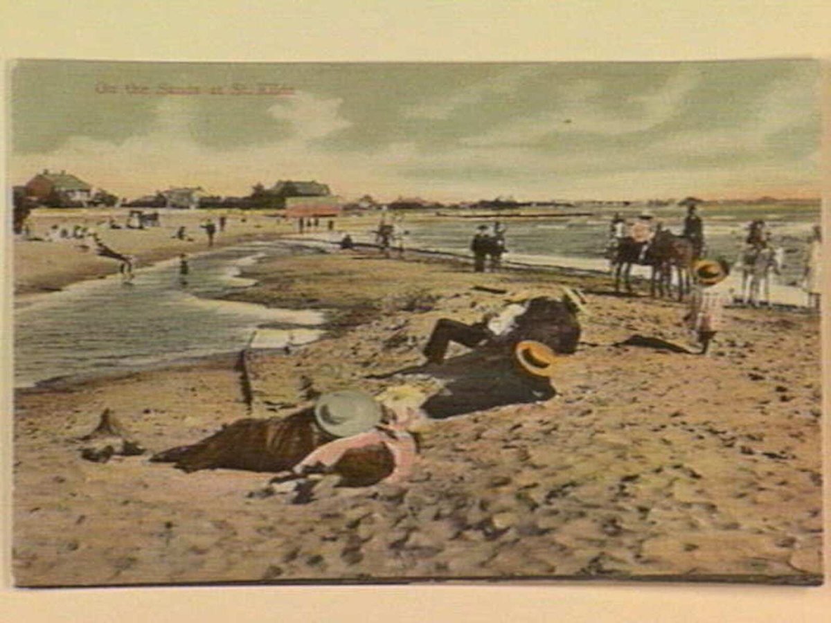 On the Sands at St. Kilda, St Kilda (c. 1908)