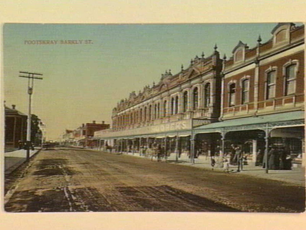 FOOTSKRAY [FOOTSCRAY] BARKLY ST (c. 1912)