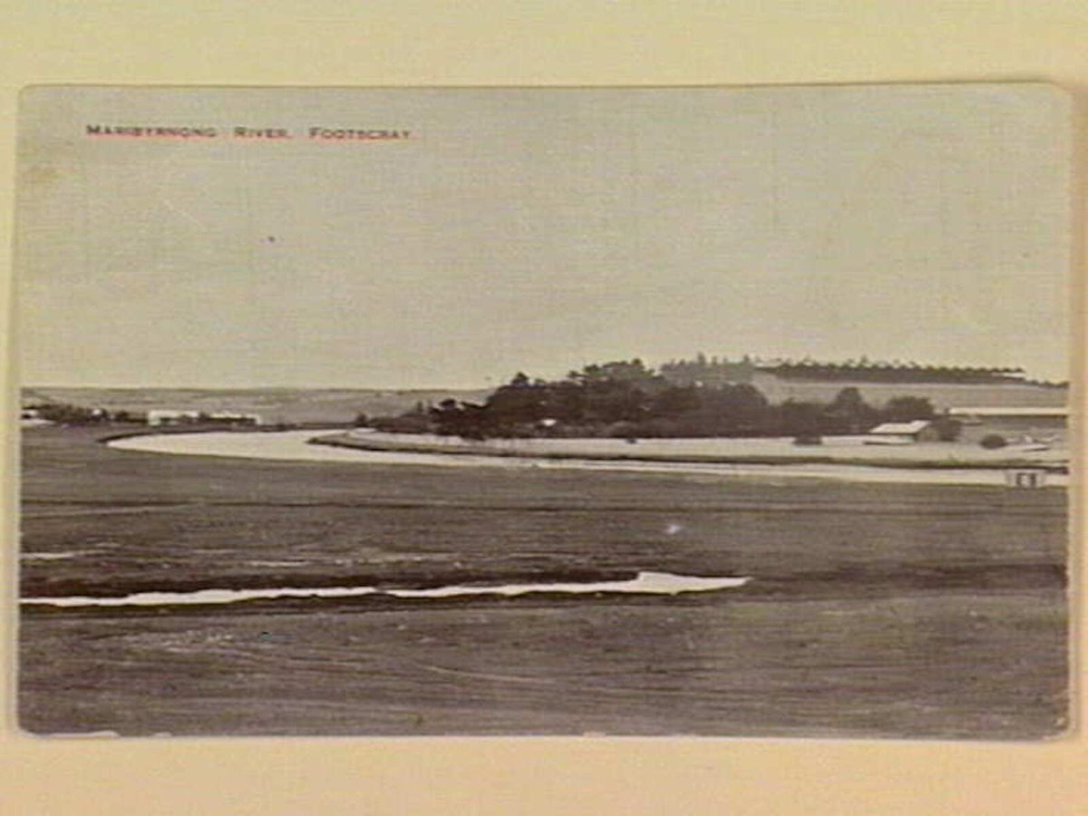 MARIBYRNONG RIVER, FOOTSCRAY (c. 1908)