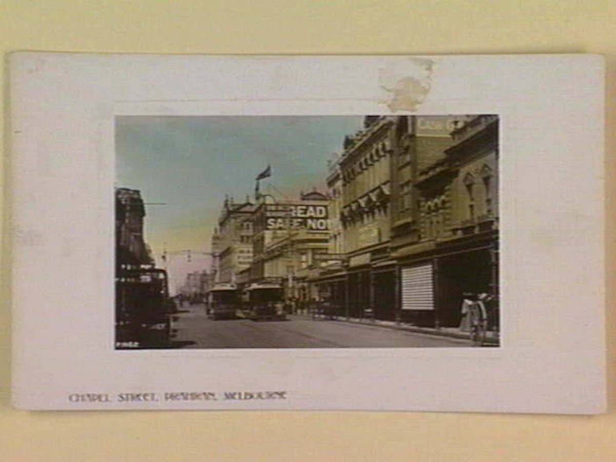 CHAPEL STREET, PRAHRAN, MELBOURNE (c. 1912)