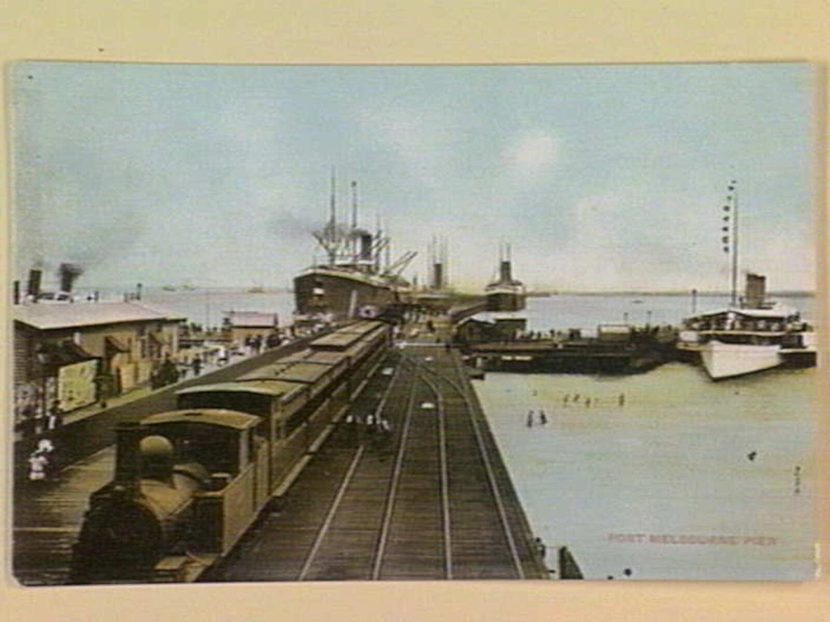 PORT MELBOURNE PIER (1890–1910)