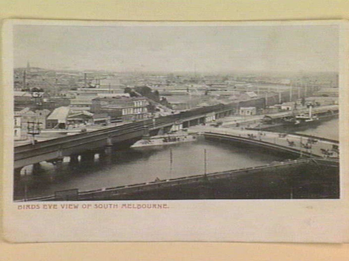 BIRDS EYE VIEW OF SOUTH MELBOURNE (c. 1906)