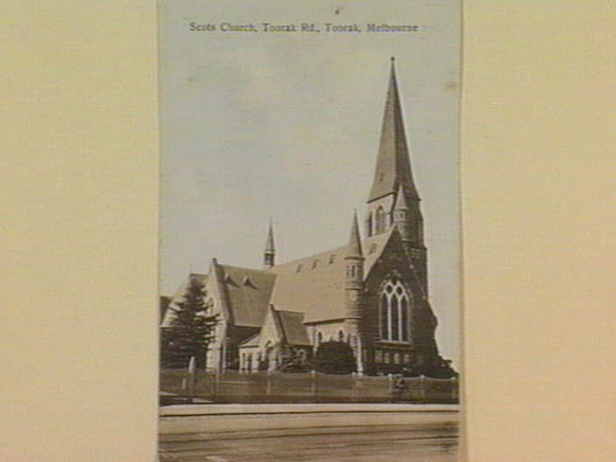 Scots Church, Toorak Rd., Toorak, Melbourne, Melbourne City (c. 1908)