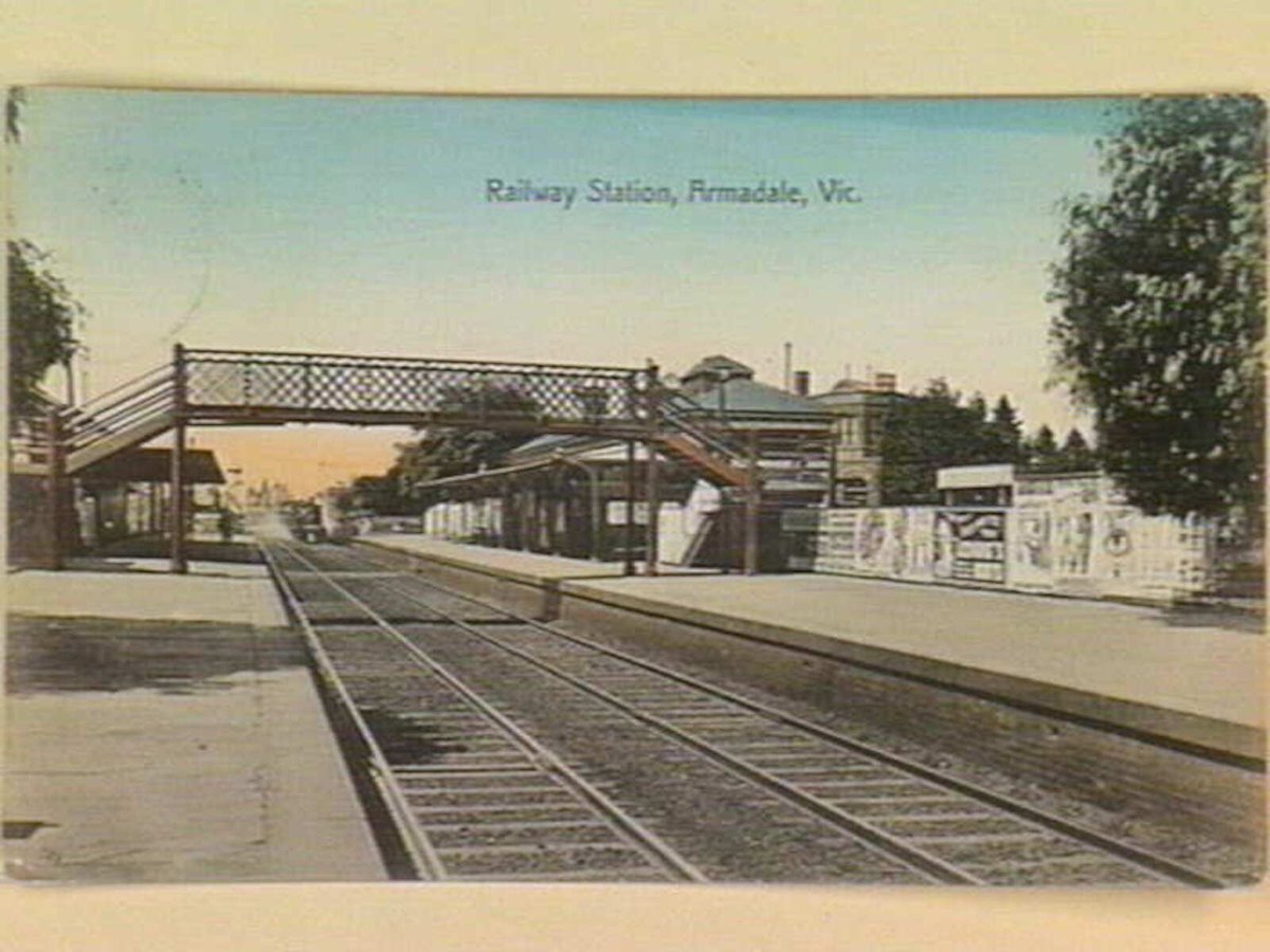 Railway Station, Armadale, Vic (c. 1907)