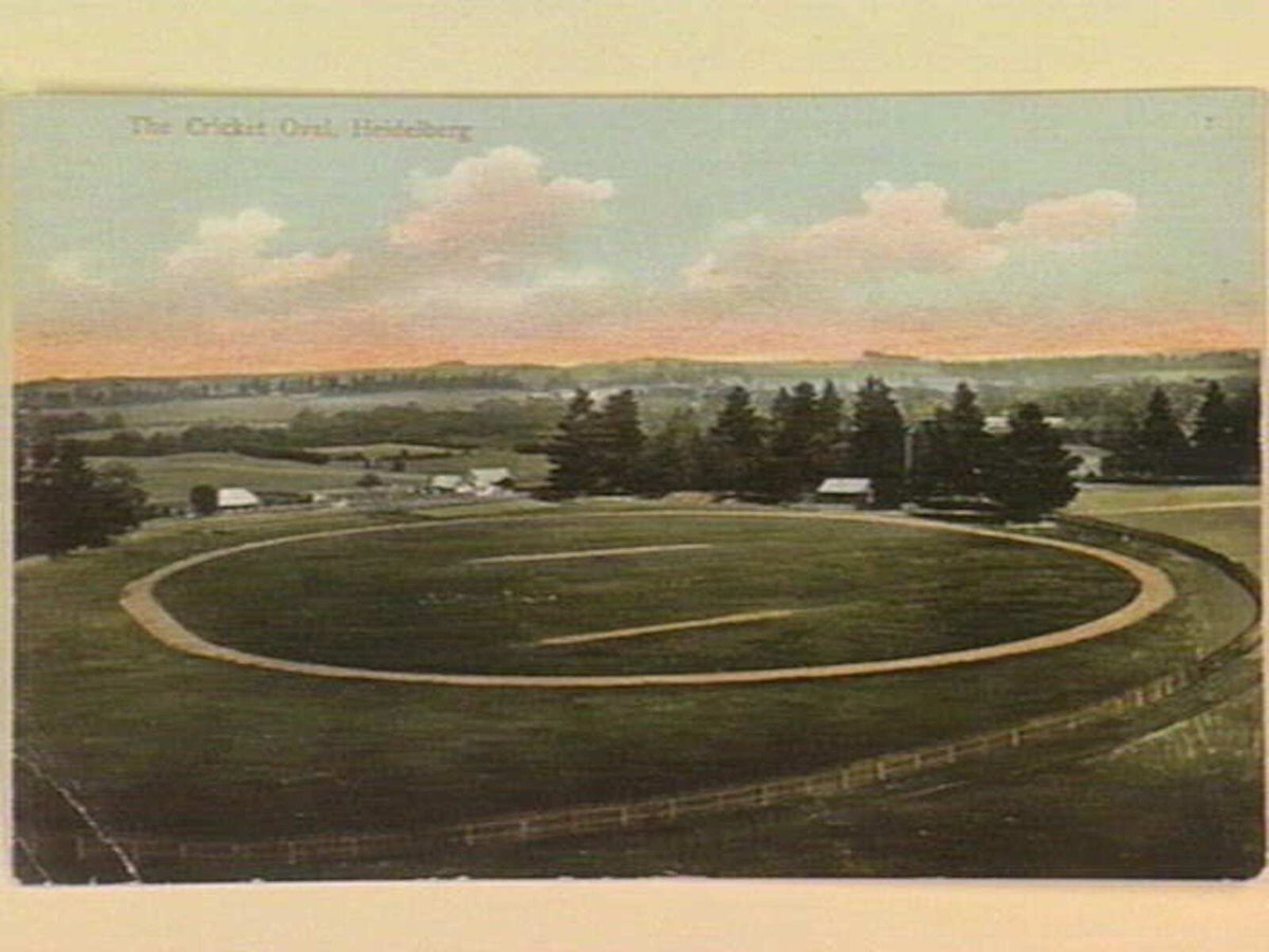 The Cricket Oval, Heidelberg (c. 1908)