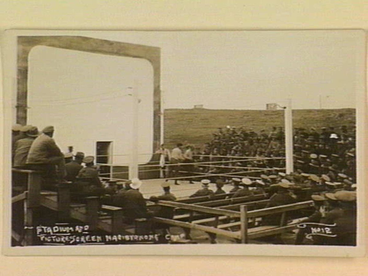 STADIUM AND PICTURE SCREEN MARIBYRNONG CAMP (c. 1916)