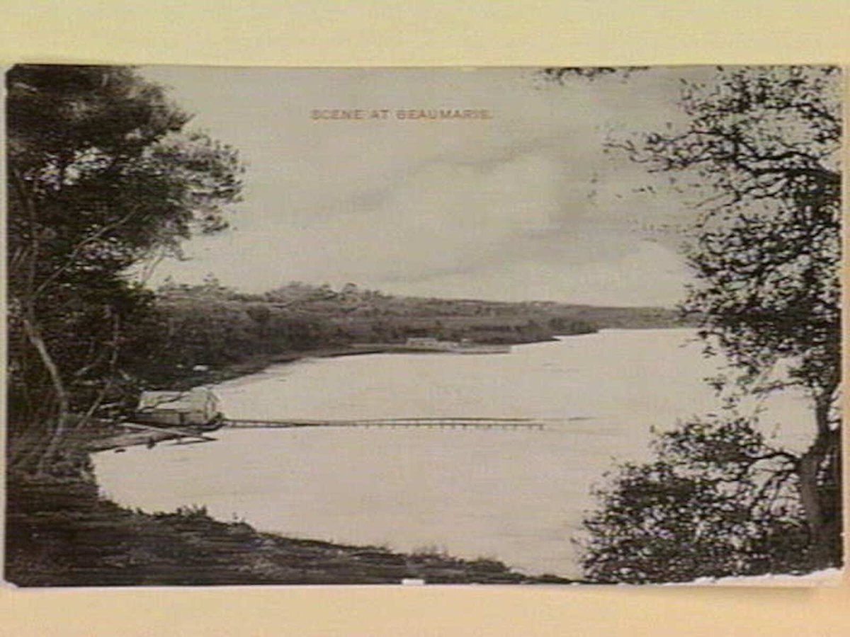 SCENE AT BEAUMARIS (c. 1910)