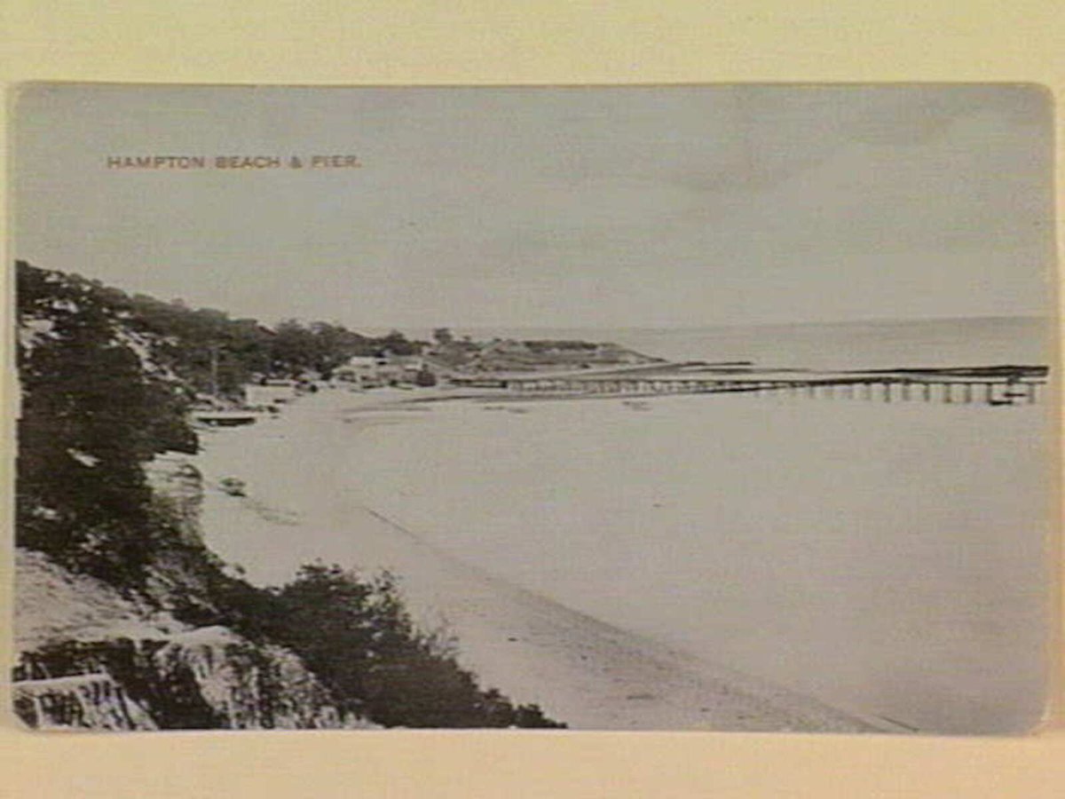 HAMPTON BEACH & PIER (c. 1907)