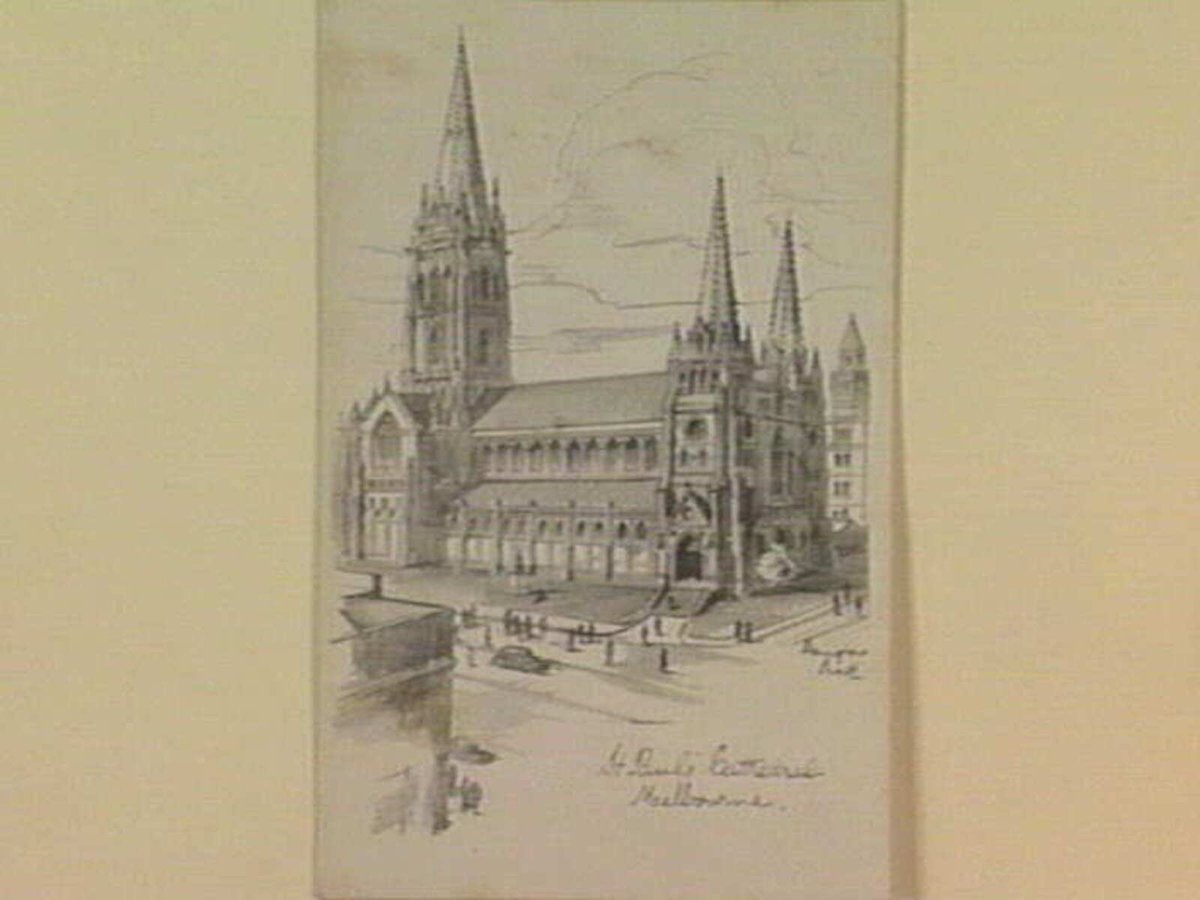 St. Paul's Cathedral Melbourne, Melbourne City (1940s)