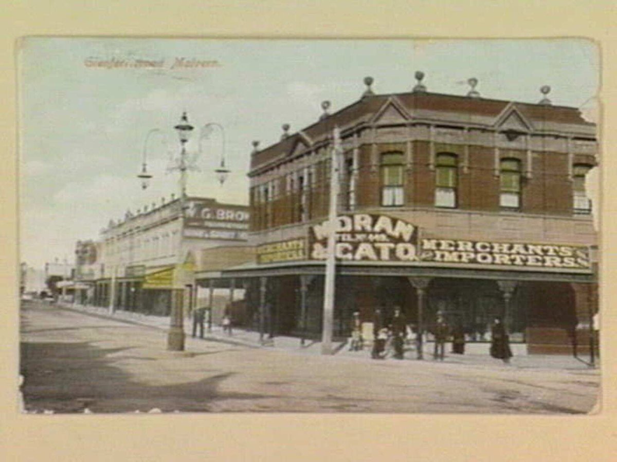 Glenferrieroad [i.e. Glenferrie road.] Malvern (c. 1900)