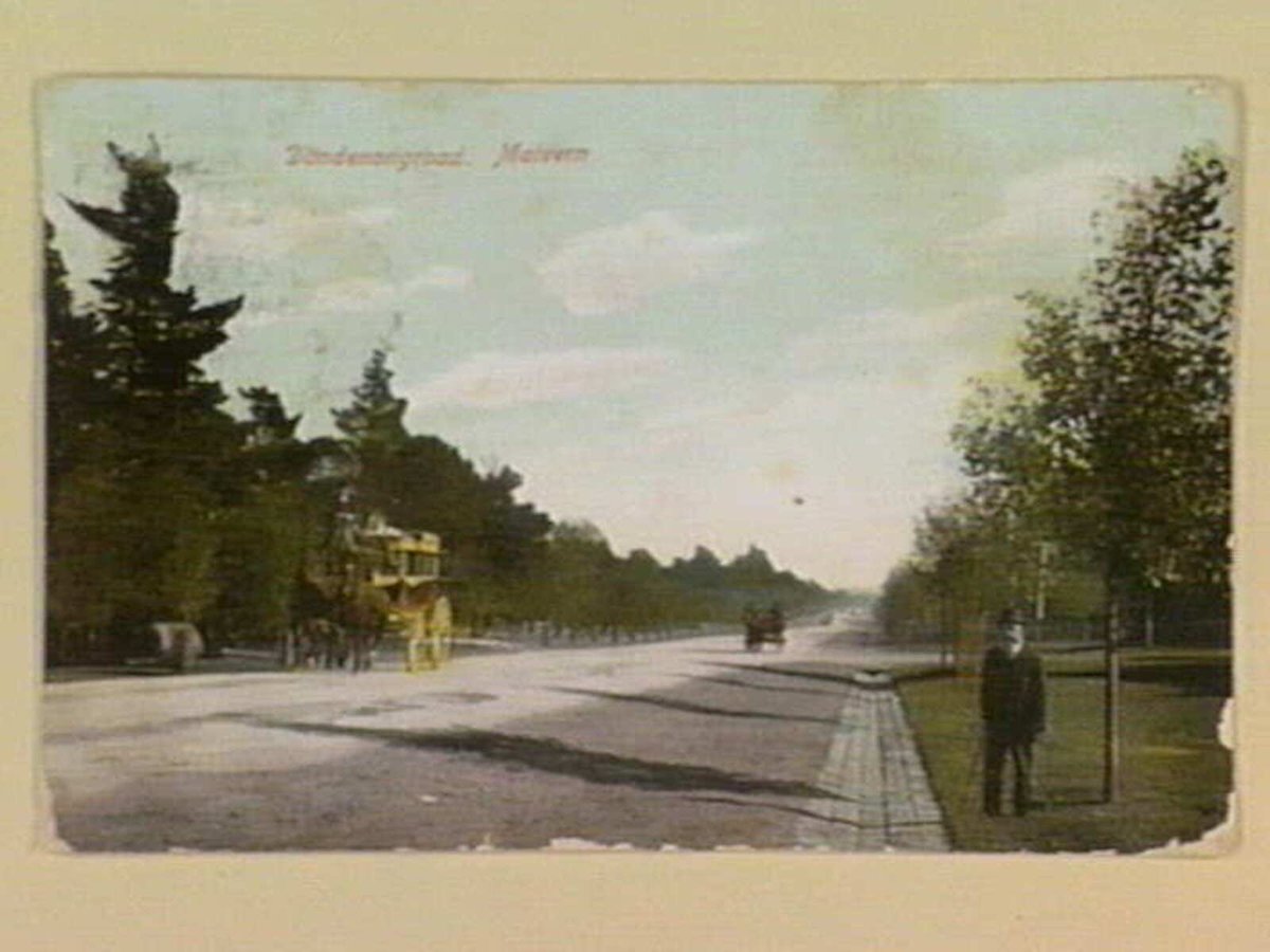 Dandenongroad. [i.e. Dandenong road.] Malvern (c. 1908)