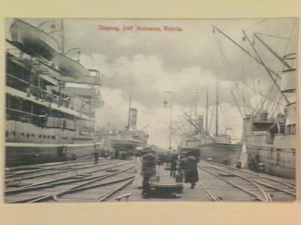 Shipping, Port Melbourne, Victoria (1905–14)