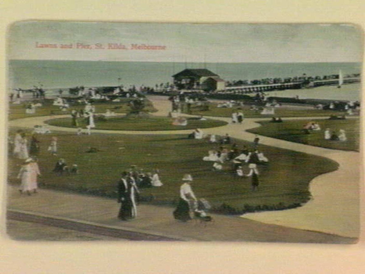 Lawns and Pier, St. Kilda, Melbourne, St Kilda (1905–14)